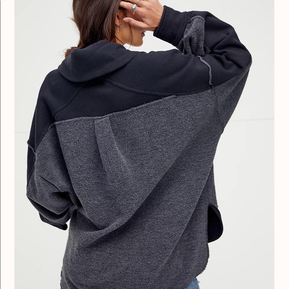 Free People Jordan Jacket Washed Black 